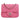 Pink Chanel Mini Square Classic Lambskin Single Flap Crossbody Bag