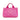 Pink Prada Small Canvas Canapa Logo Satchel