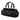 Black Gucci GG Canvas Wood Frame Handbag
