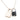 Silver Hermès Palladium Plated and Swift O Kelly Pendant Necklace