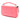 Pink Fendi Satin Phone Pouch Baguette Satchel