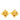 Gold Chanel CC Gold Plated  Rhombus Clip On Earrings