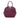 Purple Burberry Medium Grained Calfskin Heritage Orchard Bowling Bag Satchel