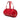 Red Louis Vuitton Epi Soufflot Handbag