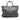 Gray Prada Soft Calfskin Open Convertible Shopping Tote Satchel