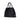 Black Prada Tessuto Canapa Logo Bow Satchel - Designer Revival