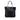 Black Dior Large Woven Lambskin Lady Dior Soft Shopping Tote