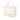 White Dior Small Embroidered Mesh Macrame Book Tote