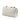 White Chanel Quilted Aged Calfskin Mademoiselle Triple Zip Shoulder Bag