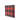 Red Dior Homme Plaid Printed Diorissimo Coated Canvas Zip Clutch