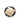 Gold Chanel CC Gold Plated Resin and Faux Pearl Round Brooch