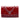 Red Chanel CC Quilted Patent Brilliant Wallet On Chain Crossbody Bag