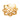 Gold Chanel CC Gold Plated Filigree Brooch