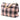 Pink Chanel Large Cotton Check 19 Flap Satchel