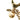 Gold Louis Vuitton Gold Plated Bloomy Bag Key Chain