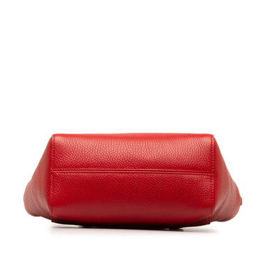 Red Gucci Mini Swing Satchel - Designer Revival