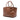 Brown Prada Soft Calf Front Pocket Open Convertible Tote Satchel