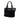 Black LOEWE Suede Braided Chain Pocket Tote
