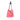 Pink Chanel Mini Shiny Calfskin Rainbow Hardware 22 Handbag Satchel