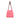 Pink Chanel Mini Shiny Calfskin Rainbow Hardware 22 Handbag Satchel