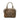 Beige Fendi Mini Zucchino Canvas Forever Studded Bauletto Boston Bag