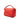 Red LOEWE Medium Calfskin Puzzle Satchel