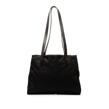 Black Fendi FF Nylon Tote Bag - Designer Revival