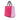 Pink Dior Large Tricolor Lambskin Cannage Lady Dior Satchel