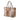 Brown Gucci GG Lurex Heart Bit Tote
