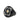 Black Chanel Resin and Gold Tone CC Logo Camellia Ring