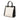 White Saint Laurent Small Canvas Uptown Satchel