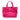 Pink Prada Tessuto Canapa Logo Bow Satchel