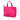 Pink Prada Tessuto Canapa Logo Bow Satchel