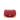 Red Chanel Mini Calfskin Chevron Rock The Corner Flap Shoulder Bag