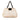 Beige Fendi Large Zucca Canvas Mia Tote - Designer Revival