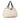 Beige Fendi Large Zucca Canvas Mia Tote - Designer Revival