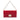 Red Dior Lambskin Cannage Miss Dior Promenade Wallet on Chain Shoulder Bag