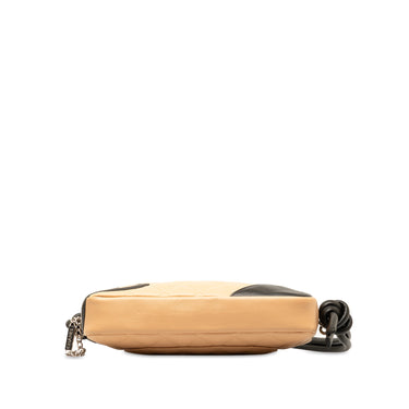 Brown Chanel Cambon Ligne Pochette Shoulder Bag
