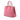 Pink Prada Medium Saffiano Lux Galleria Double Zip Tote Satchel