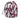 White Prada Tessuto Lipstick Print Drawstring Pouch