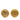 Gold Chanel Gold Plated CC Round Clip On Earrings