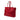 Red Bottega Veneta Nylon Intrecciolusion Tote