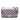 Pink Chanel Mini Rectangular Classic Iridescent Calfskin Single Flap Crossbody Bag