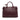 Burgundy Burberry Medium Leather and House Check Banner Satchel
