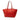 Red Gucci Medium Dollar Calfskin Swing Tote