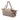 Beige Gucci Medium GG Canvas Bamboo Bar Tote