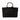 Black Gucci Bamboo Canvas Satchel