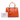Orange Prada Saffiano Cuir Turnlock Twin Satchel - Designer Revival