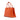 Orange Prada Saffiano Cuir Turnlock Twin Satchel - Designer Revival