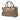 Gold LOEWE Metallic Leather Amazona 35 Handbag
